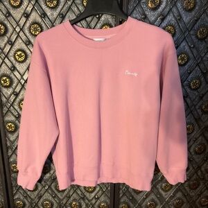 EIFINI Pink Crewneck Sweater small
